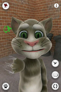 Скриншот игры Talking Tom Cat
